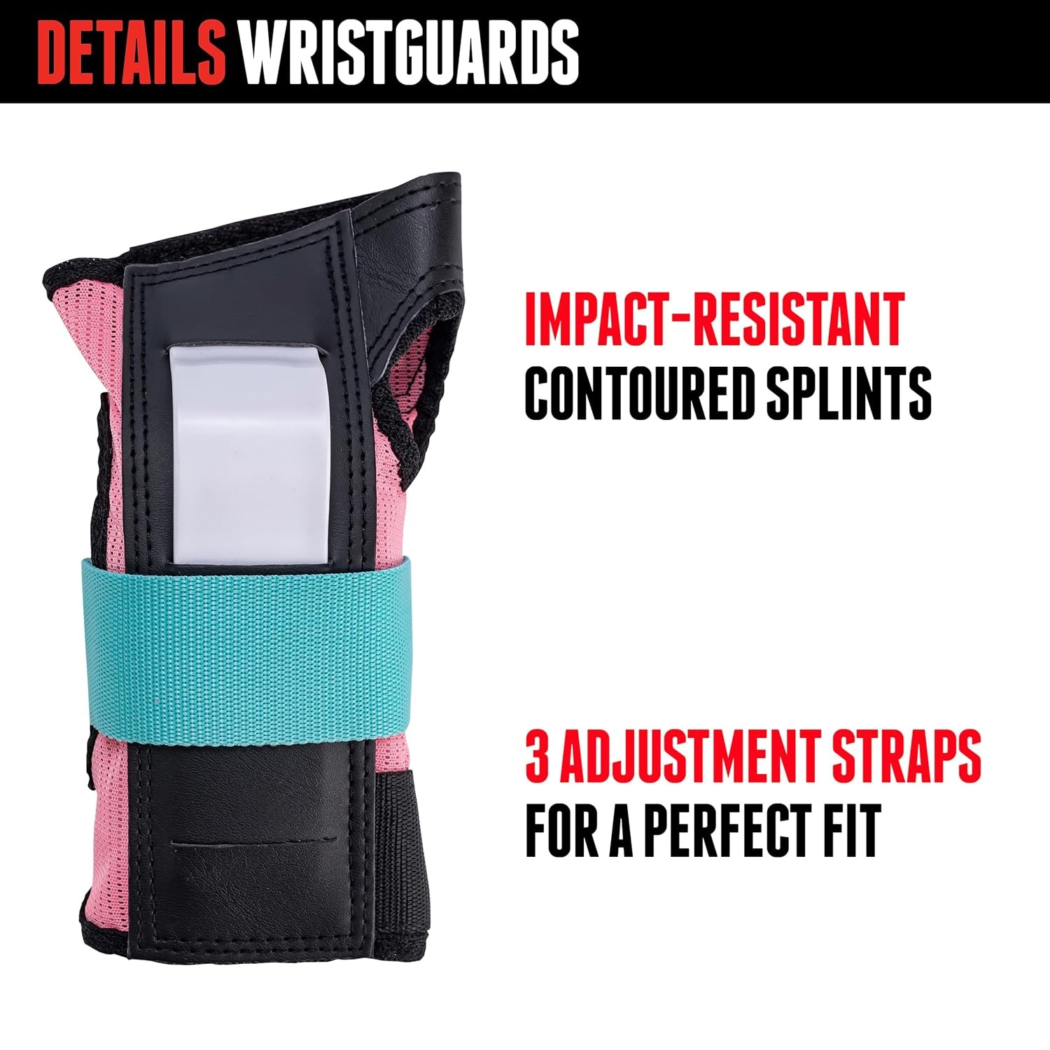 Triple Eight Saver Series 3-Pack Pads for Skateboarding, Skating & Biking