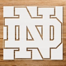 Notre Dame Fighting Irish Home Decor Reusable Stencil - StencilAir