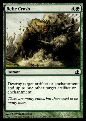 2011 Commander 2011 Relic Crush Commander/Common #168