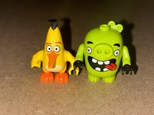 LEGO The Angry Birds Movie Yellow Chuck Bird  Green Piggy Pig US2