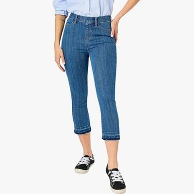 Judy Blue Release Hem Pull On Cropped Jeans