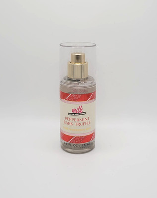 Bath & Body Works Milk Bar Peppermint Bark Truffle Body Mist Travel Size 2.5 oz