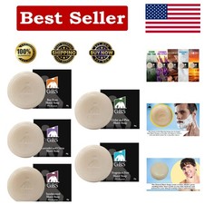 Men's Shaving Soap - Shea Butter Glycerin, 5 Unique Scents, 3 oz Each