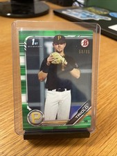 2019 Bowman Draft Jared Triolo Green Refractor /99 #CDA-JT