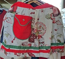 Vintage 1950s half apron