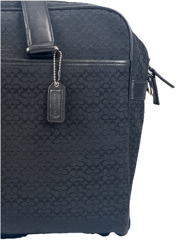 Coach Hudson Signature Aktentasche Schultertasche Computertasche schwarz F70058 - Bild 13 von 19
