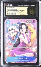 Boa Hancock OP13-051 Alternate Art Parallel One Piece English CGC Pristine 10