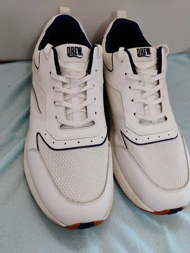 Drew Marvel White Ortho Shoes 40112-2112 Men's 13 6W Athletic Shoes, EUC