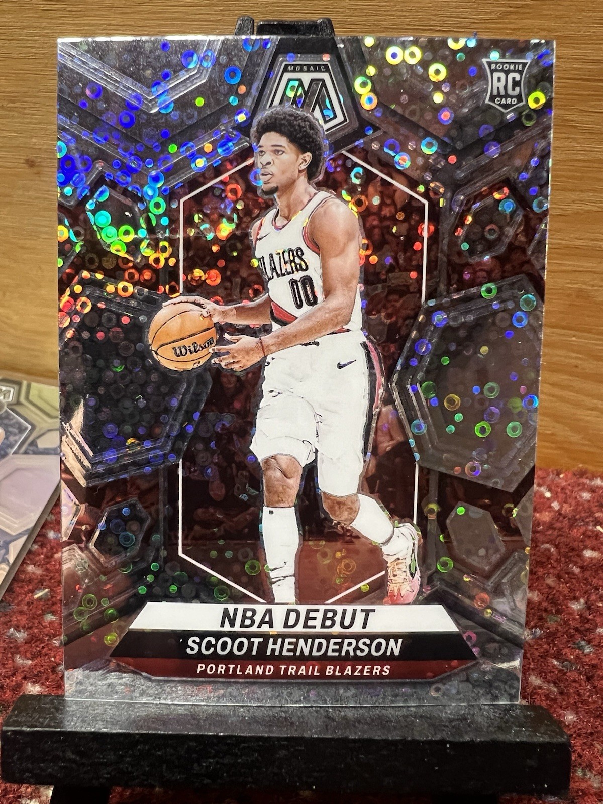 2023 Panini Mosaic NBA Debut Fast Break Prizm Scoot Henderson #255 Rookie RC