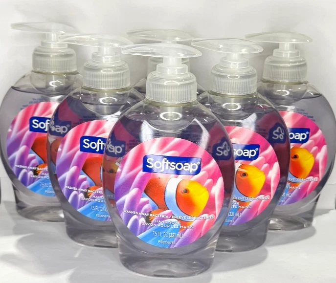 値下げ中Softsoap ハンドソープ 221ml3個&詰め替えセット ソープボトル ソープディスペンサー プッシュ式 詰め替えボトル