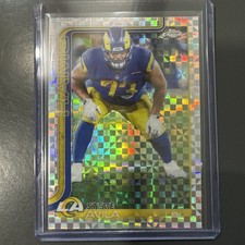 Topps 2025 Chrome Steve Avila Los Angeles Rams X-Fractor #170