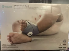Owlet Dream Duo 2 Smart Baby Monitor Dream Sock Plus + Owlet Cam 2 Blue Sealed
