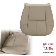 Driver or Passenger Side Bottom Replacement Microfiber Leather Seat light tan