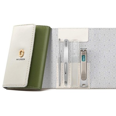 MR.GREEN Manicure Set Nail Grooming Kit Travel Case Stainless Steel