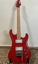 Kramer Pacer Classic Electric Guitar in Scarlet Red Metallic With EVH D-tuna