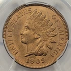 1909 1c Indian Head Cent PCGS MS64 RB UNC High Grade Red Brown Nice *K997