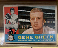 Topps 1960 Gene Green #269 Baltimore Orioles MLB Base Set Card