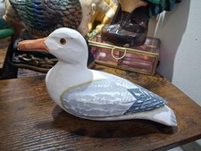 Hand Carved Wooden Seagull Ornament