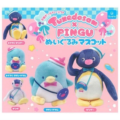 Tuxedo Sam x Pingu Plush Mascto Series Qualia 3-Inch Key Chain