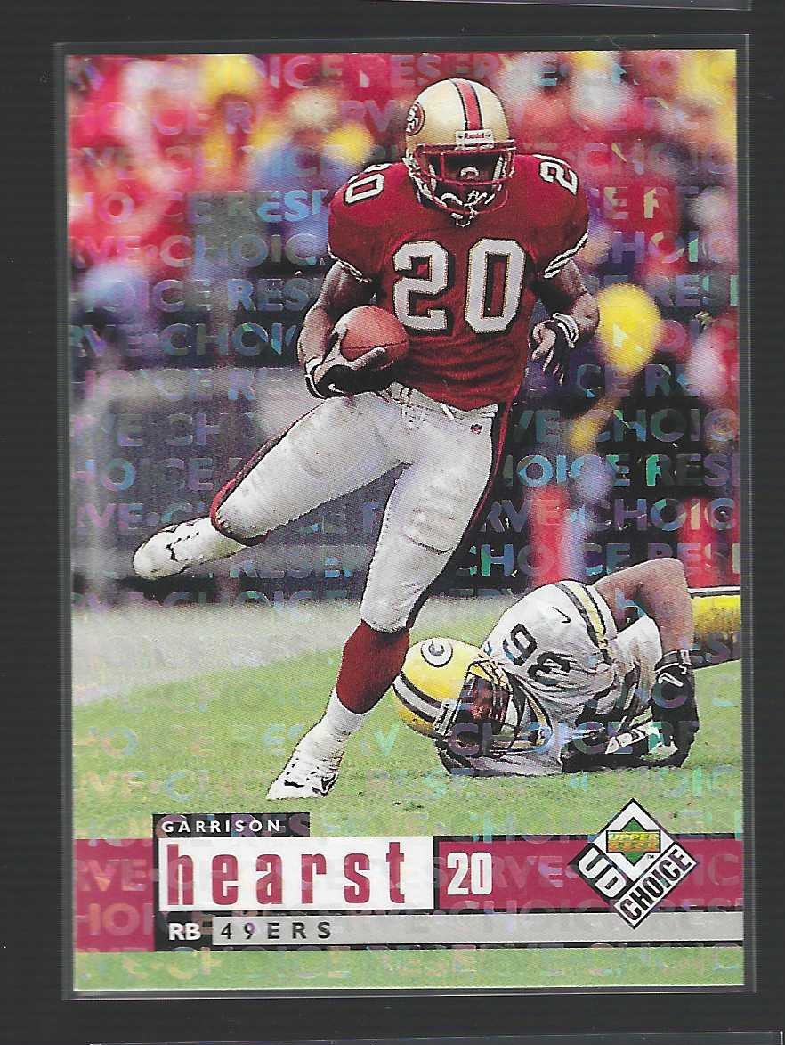 GARRISON HEARST 1998 Upper Deck UD Choice #414 Choice Reserve
