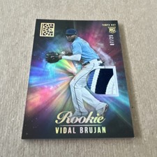 Panini Capstone Rookie Materials Vidal Brujan Tampa Bay Holo Gold /25 RM-VB