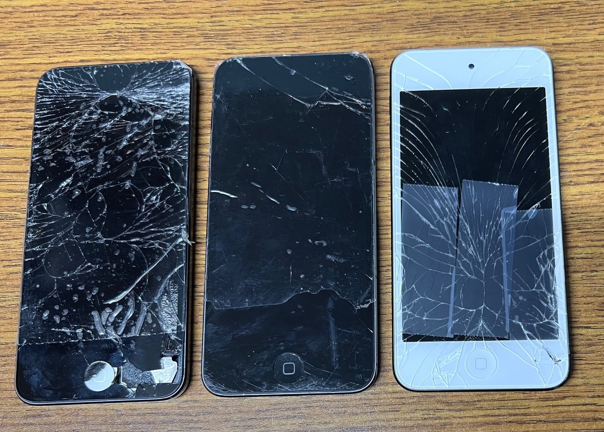Lot of 3 Defective Apple iPod Touch (A1574) 6th Gen - Gray | eBay