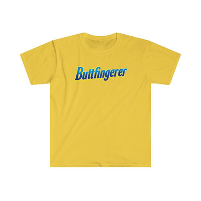 Butterfingerer T-Shirt | Funny Adult Humor Parody Tee | Inappropriate Dank Meme