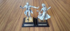 Royal Hampshire Art Foundry Fred Astaire/Ginger Rogers Pewter Dancing Figurines