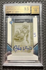 DEANGELO WILLIAMS 2006 UD Ultimate Collection Yellow 1/1 Rookie Auto BGS 9.5/10