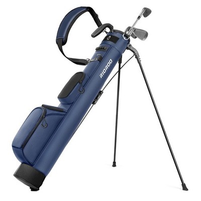 Golf Stand Bag, Lightweight Par 3 Golf Bag Holds Up to 7 Clubs with Way Divid...