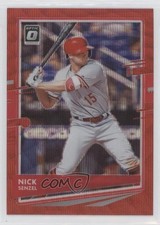 2020 Panini Donruss Optic Retail Red Wave Prizm Nick Senzel #101 2id