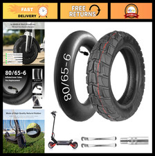10" Scooter Tire  Tube Set - 80/65-6 Replacement for Electric Scooters, 255x80,