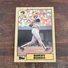 1987 Topps - Barry Bonds #320 Pirates Rookie Card RC. rookie card picture
