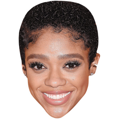 Tiffany Boone (Smile) Celebrity Mask, Flat Card Face, Fancy Dress Mask