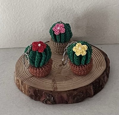 Mini Kaktus Häkeln, Bonboniere, Taschenanhänger, Schlüsselanhänger, Blume, Pflanze