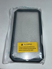 New Phone Case With Screen Protector And Kick Stand, Blue, For iPhone 16