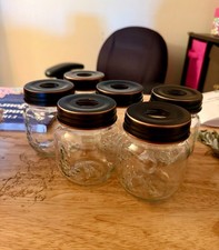 Mason Jar Oil Rubbed Bronze  Glass Soap Dispenser Bathroom Accessories Kitchen