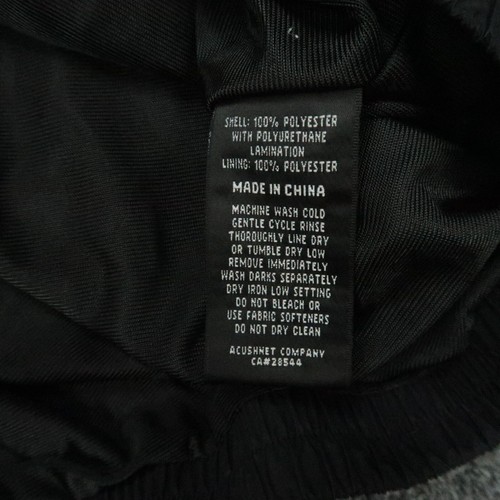 Footjoy Pullover Mens Large Black DryJoys Golf Windbreaker Half Zip Rain * - Picture 6 of 11