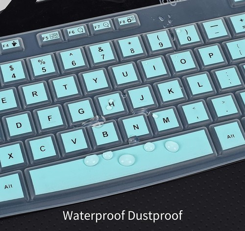 Für Logitech MK710-RB MK735 Wireless Desktop Tastatur Prot Tastatur Abdeckung - Bild 4 von 7