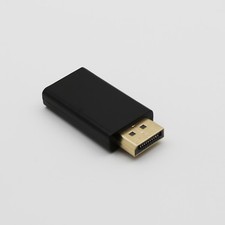 1x Portable Display Port DP Male To DP Female Adaptor Adapter Converter For HDTV