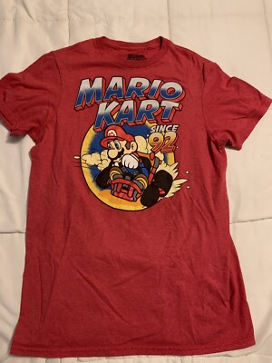 NINTENDO Mario Kart Men's T-Shirt Mario Kart Racing Since 92