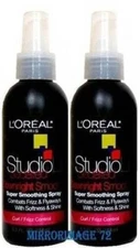 2* L'oreal Studioline Sedated Downright Smooth Spray Curl/Frizz Control 5.2 0z.