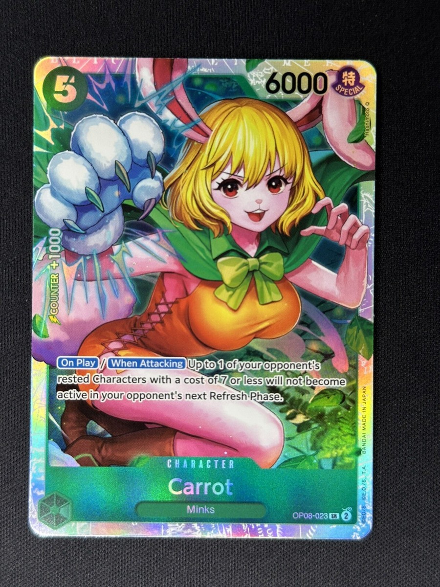 Carrot OP08-023 Super Rare Two Legends ONE PIECE TCG ENGLISH | eBay