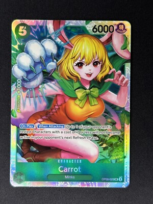 carrot one piece card game SP OP08-023 SR [PRB02] The item may be similar but not exactly the same as the image (e.g One Piece TCG - Deck