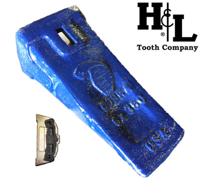 X350 Hensley Style Parabolic Sharp Dirt Tooth USA MADE! + FREE Pin H&L Tooth Co.