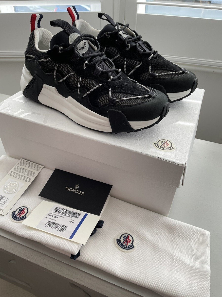 MONCLER Designer Black Compassor Hiking Sneakers Trainers | eBay MONCLER Designer Black Compassor Hiking Sneakers Trainers | eBay