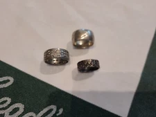 2 Sterling Rings & One Native American Ring Not Marked But Prob. Sterling