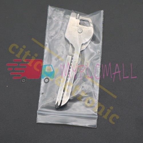 6-in-1 Utili Key Tool Keyring Keychain Gadgets Multifunction Stainless Steel.