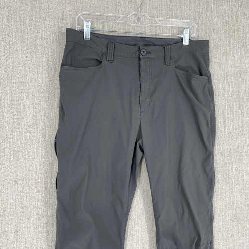 Eddie Bauer Pants Mens 34x32 Gray Tech Hiking Outdoor Stretch Straight Gorpcore - Picture 5 of 15