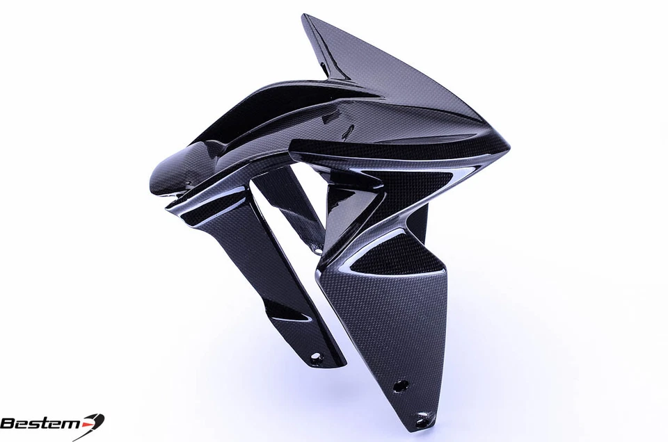 MV Agusta Rivale 800 100% 碳纤维前轮胎挡泥板挡泥板罩 — 第 4/4 张图片